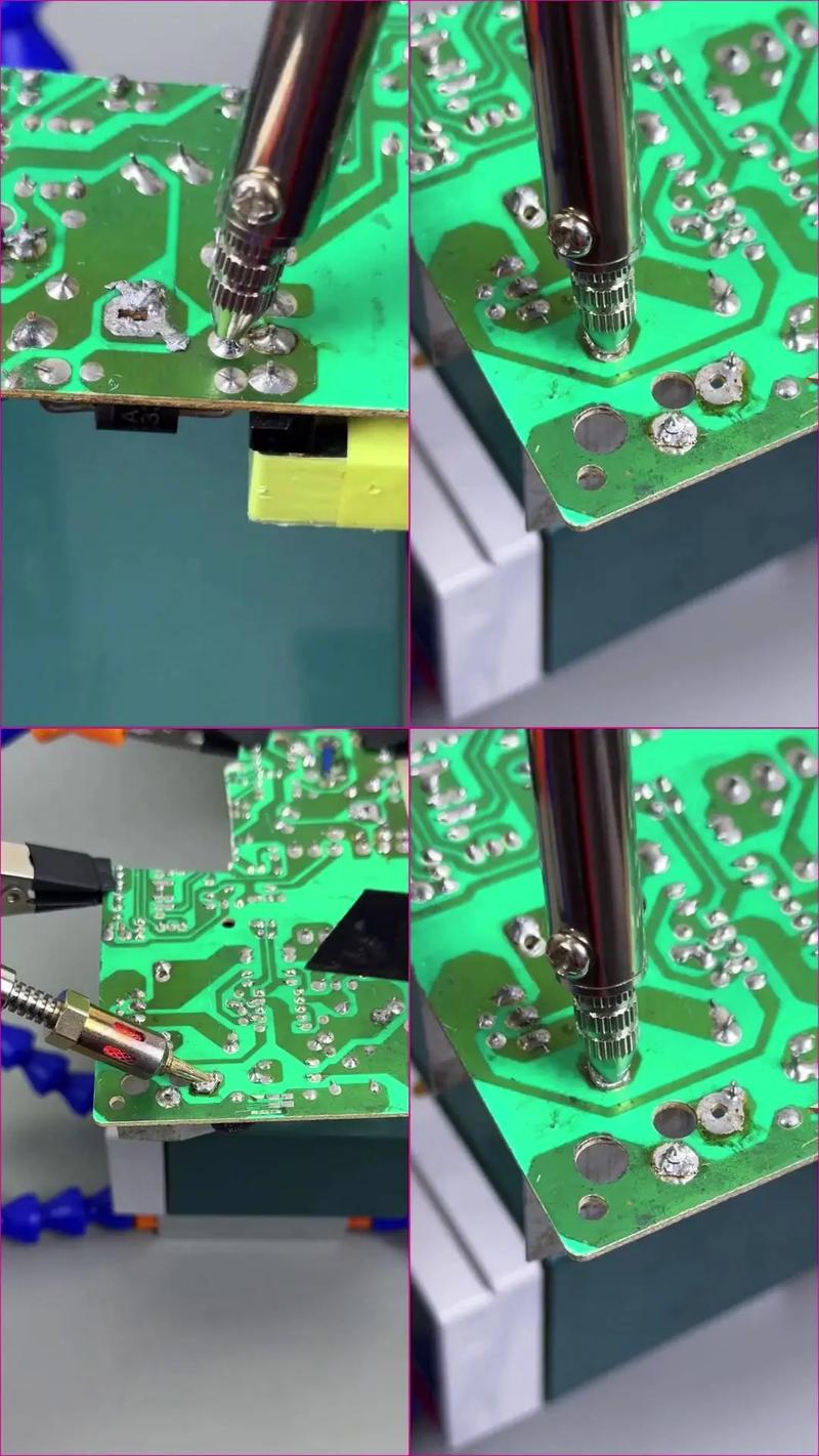 请教小芯片在电路板上的焊接方法 请教小芯片在电路板上的焊接方法